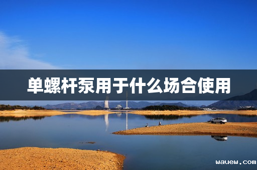 单螺杆泵用于什么场合使用 单螺杆泵用于什么场合使用