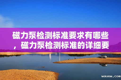 磁力泵检测标准要求有哪些,磁力泵检测标准的详细要求 磁力泵检测标准要求有哪些,磁力泵检测标准的详细要求