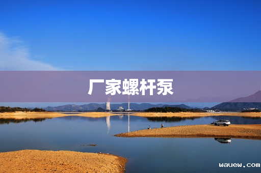 厂家螺杆泵 厂家螺杆泵