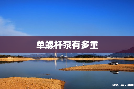 单螺杆泵有多重 单螺杆泵有多重