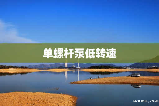 单螺杆泵低转速 单螺杆泵低转速