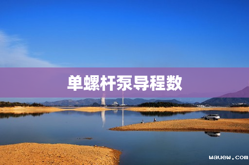 单螺杆泵导程数 单螺杆泵导程数