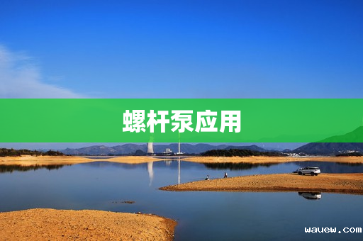 螺杆泵应用 螺杆泵应用