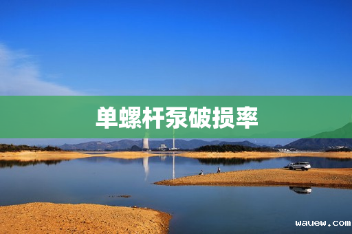 单螺杆泵破损率 单螺杆泵破损率