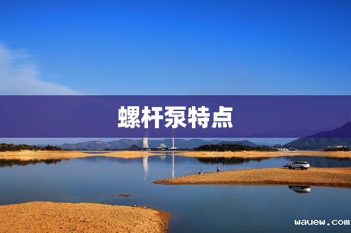 螺杆泵特点 螺杆泵特点