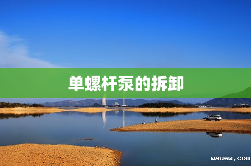 单螺杆泵的拆卸 单螺杆泵的拆卸