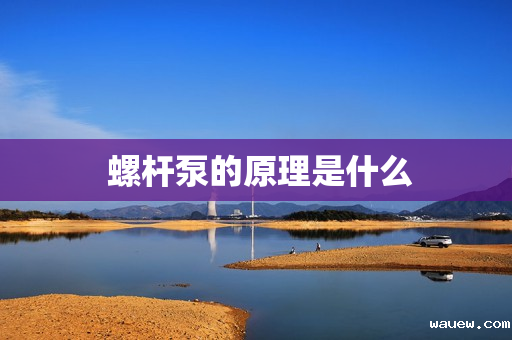 螺杆泵的原理是什么 螺杆泵的原理是什么