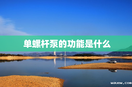 单螺杆泵的功能是什么 单螺杆泵的功能是什么