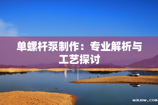 单螺杆泵制作:专业解析与工艺探讨 单螺杆泵制作:专业解析与工艺探讨