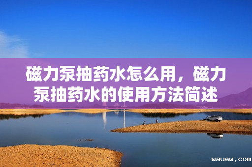 磁力泵抽药水怎么用,磁力泵抽药水的使用方法简述 磁力泵抽药水怎么用,磁力泵抽药水的使用方法简述