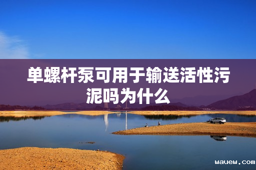 单螺杆泵可用于输送活性污泥吗为什么