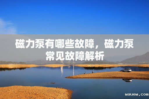 磁力泵有哪些故障，磁力泵常见故障解析