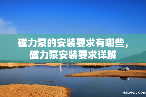 磁力泵的安装要求有哪些，磁力泵安装要求详解