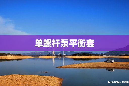 单螺杆泵平衡套