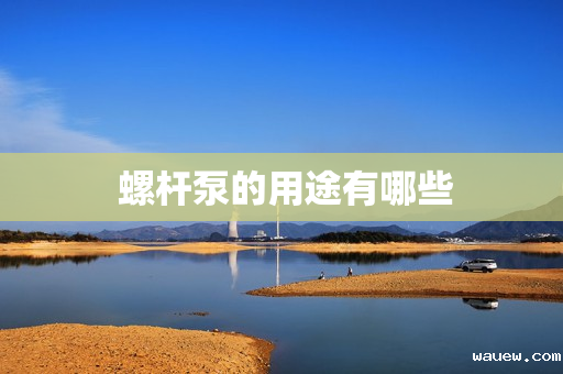  螺杆泵的用途有哪些