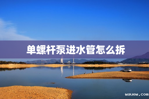  单螺杆泵进水管怎么拆