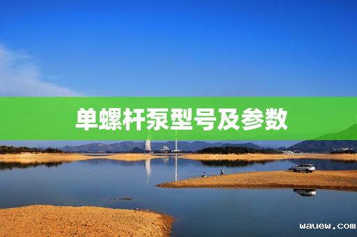  单螺杆泵型号及参数