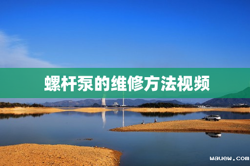  螺杆泵的维修方法视频