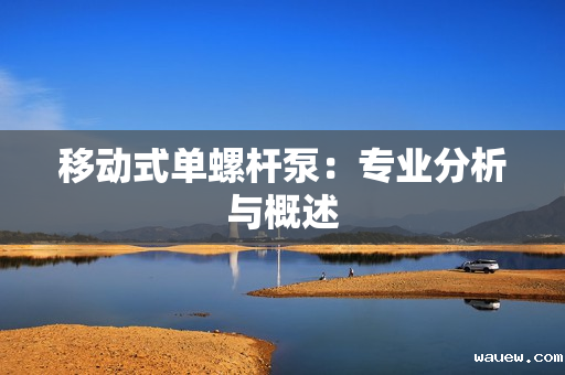 移动式单螺杆泵：专业分析与概述