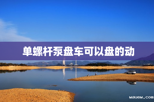  单螺杆泵盘车可以盘的动