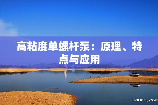 高粘度单螺杆泵：原理、特点与应用