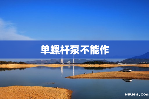 单螺杆泵不能作