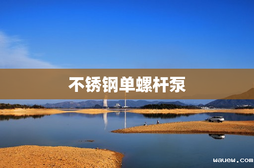 不锈钢单螺杆泵