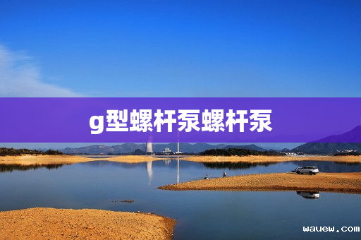 g型螺杆泵螺杆泵