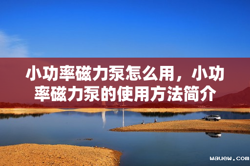 小功率磁力泵怎么用，小功率磁力泵的使用方法简介