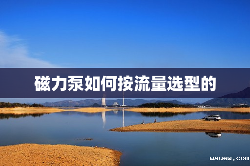 磁力泵如何按流量选型的