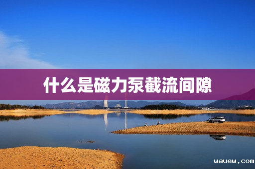 什么是磁力泵截流间隙