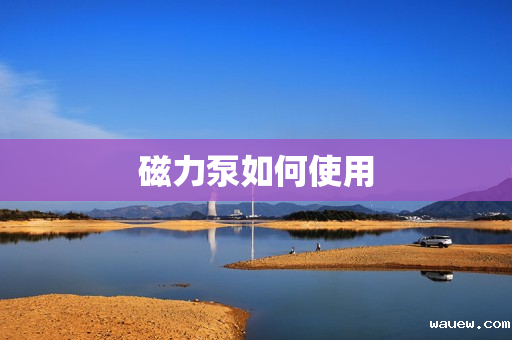 磁力泵如何使用