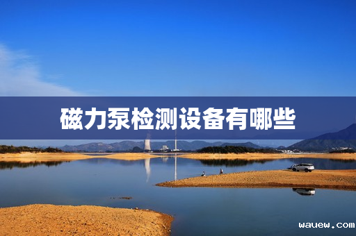 磁力泵检测设备有哪些