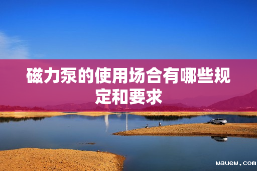 磁力泵的使用场合有哪些规定和要求