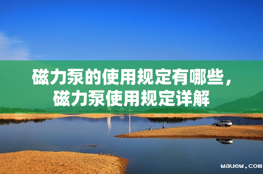 磁力泵的使用规定有哪些，磁力泵使用规定详解